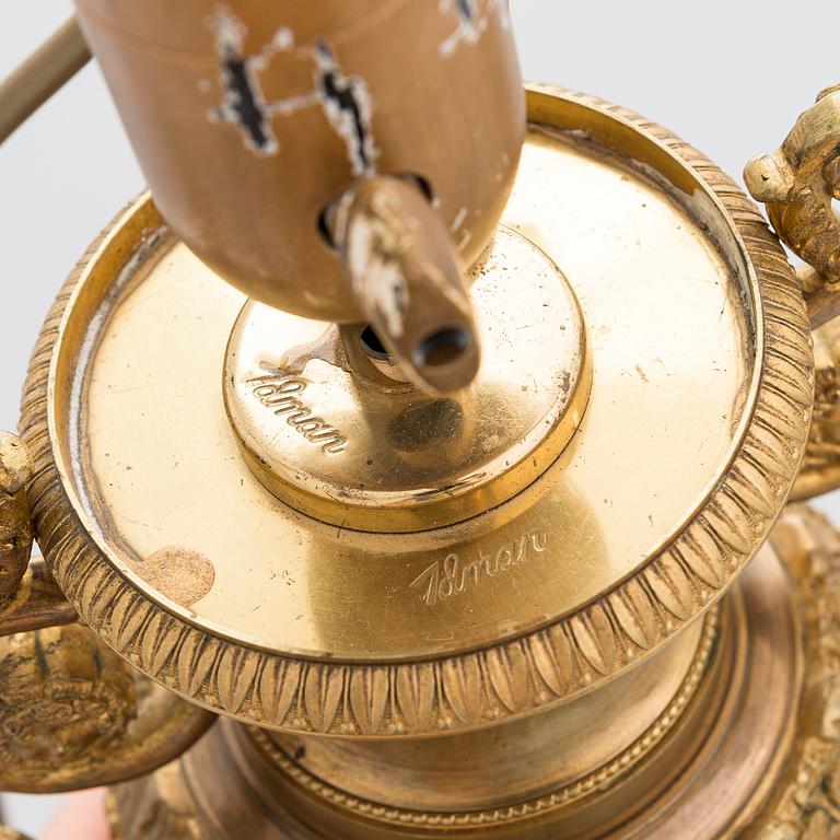 A pair of Russian/French table lamps from second half of 19th century.