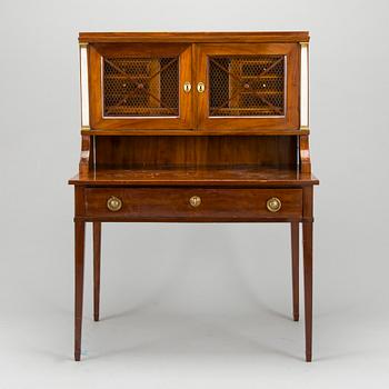 Writing desk, partly late-Gstavian, early 19th century.