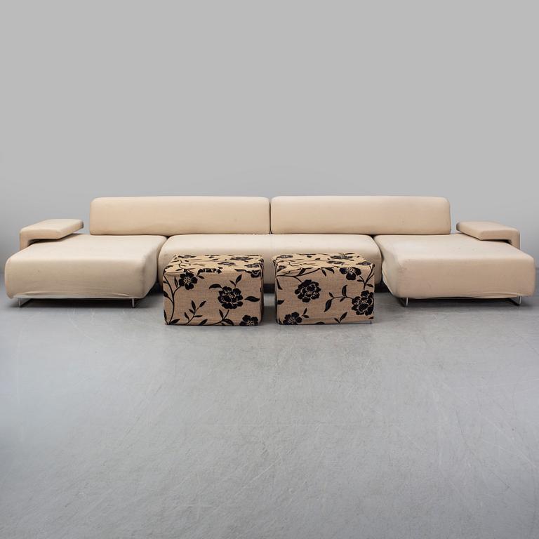 a 'Lowland' sofa by Patricia Urquiola for Moroso, Italy.