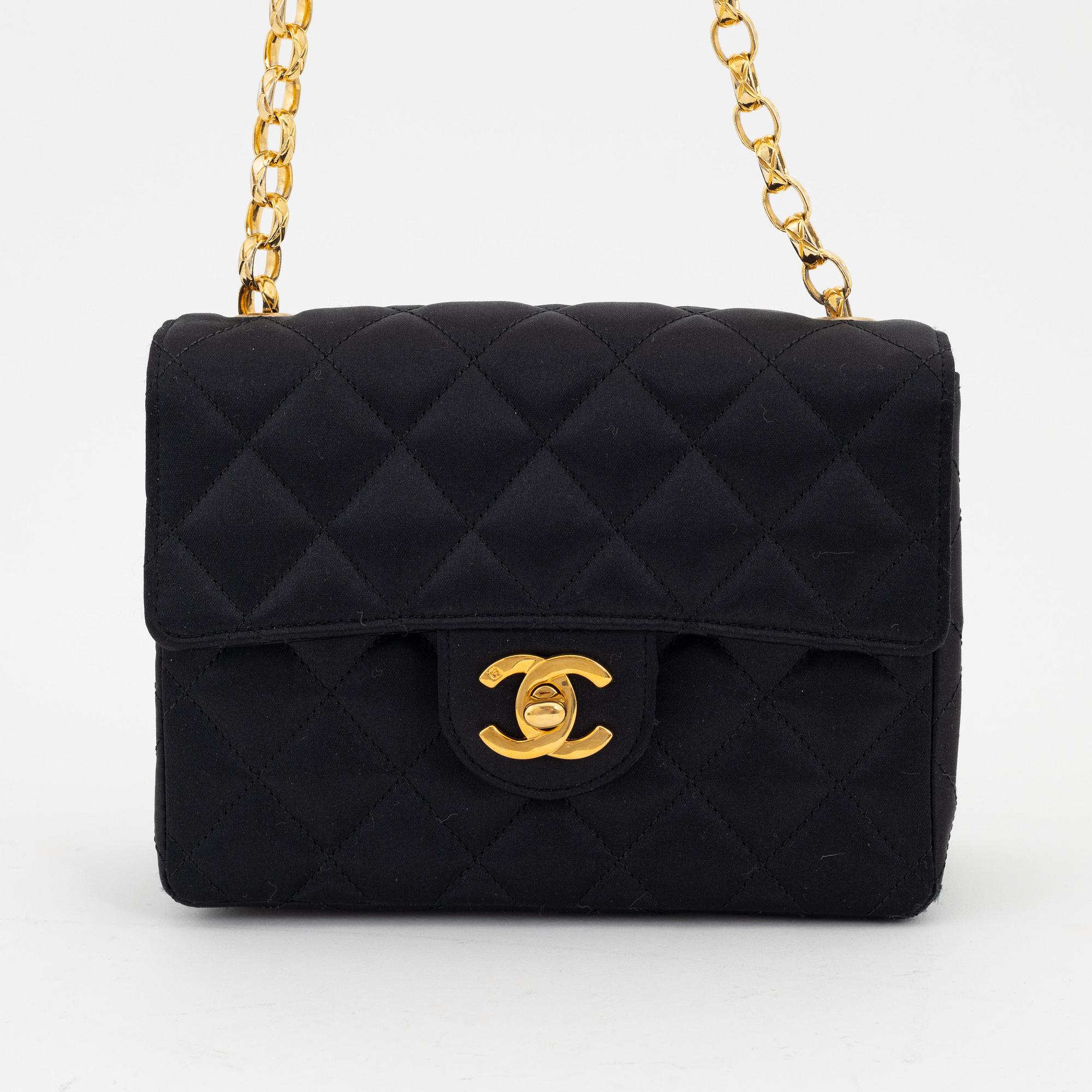 Chanel, satinväska, 1989-1991.