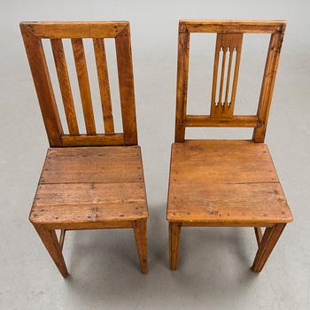 Two 19th century chairs.