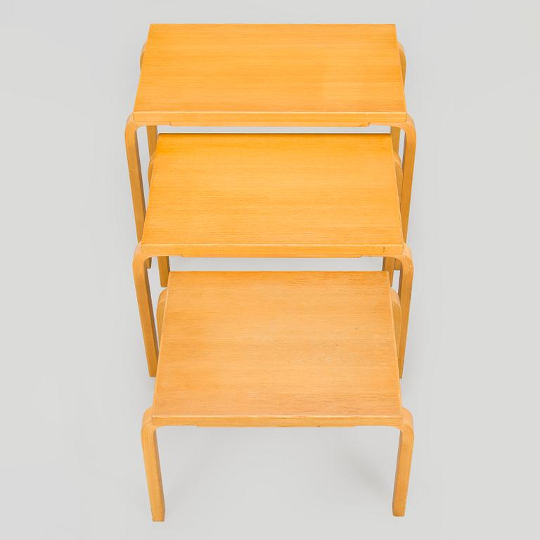 Alvar Aalto, satsbord, 3 delar, modell 88, Artek 1900-talets slut.