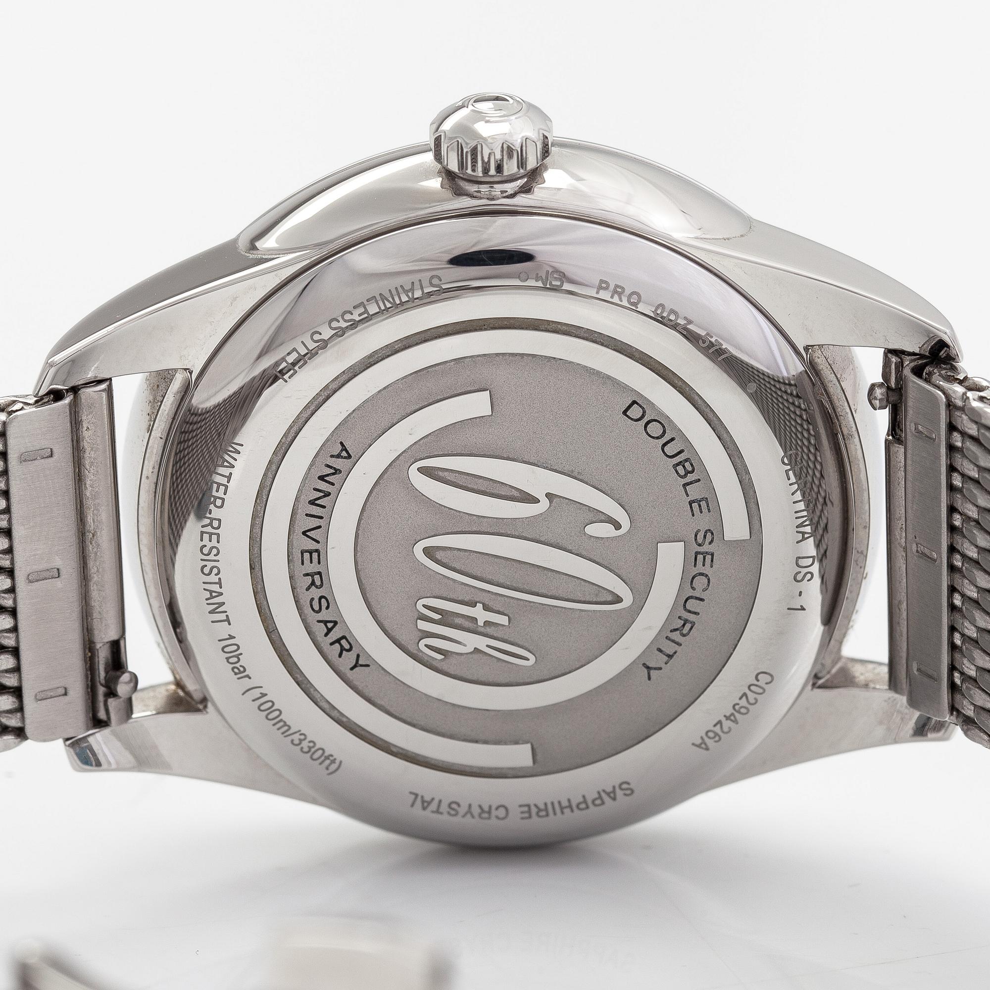 Certina, DS-1 Big Date, armbandsur, 41 mm.