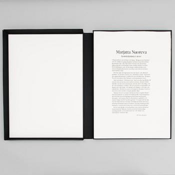 MARJATTA NUOREVA, graphic portfolio, mezzotint and drypoint 12 pcs, signed, numbered.