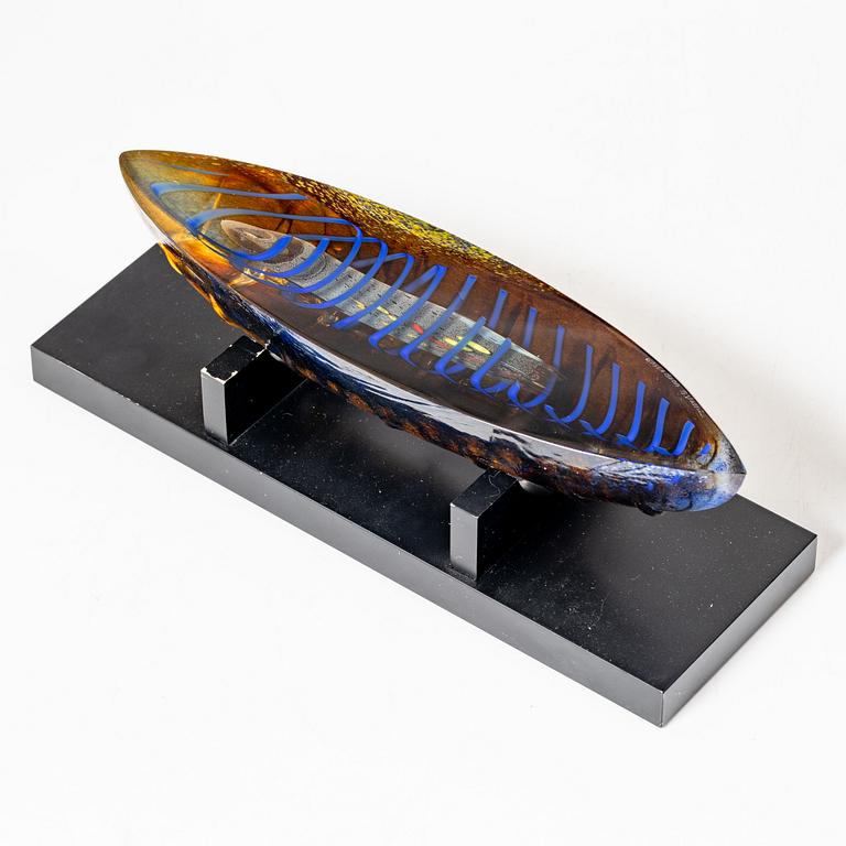 Bertil Vallien, boat, Kosta Boda Studio, 1993.