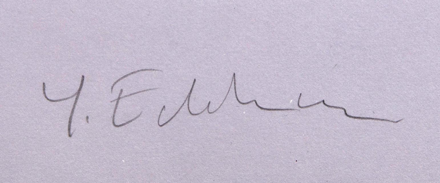 Yrjö Edelmann, färglitografi, signerad och numrerad EA II/XXV.