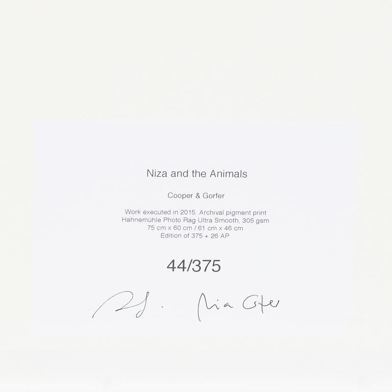 Cooper & Gorfer, "Niza and The Animals".