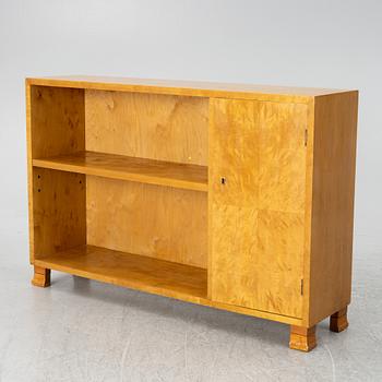 A bookcase with cabinet, 1930's.