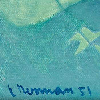 EINAR NERMAN, olja på duk, signerad och daterad -51.