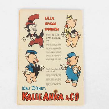 Serietidning, "Kalle Anka & Co" Nr 1, 1949.