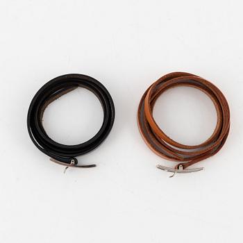 Hermès, armband, 2 st, "Hapi".