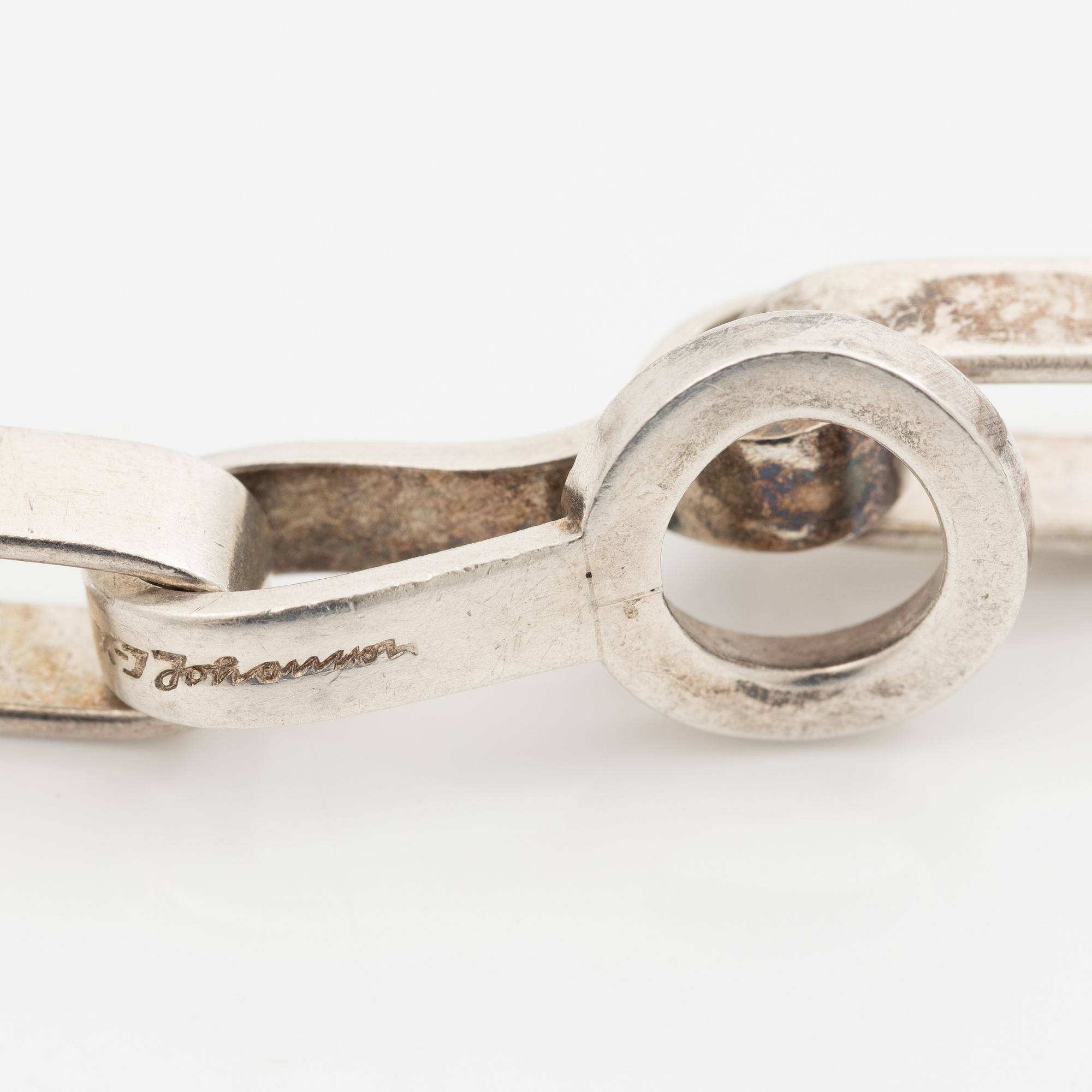 Karl-Ingemar Johansson, collier, silver, Göteborg 1972.