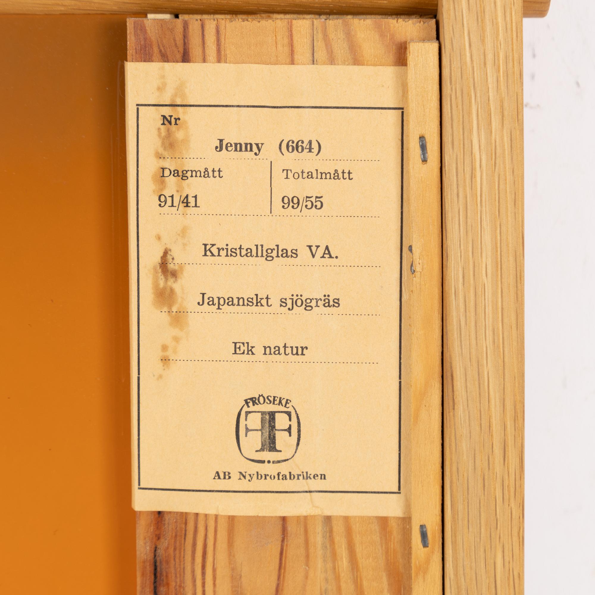 Spegel, "Jenny", Fröseke, 1960/70-tal.