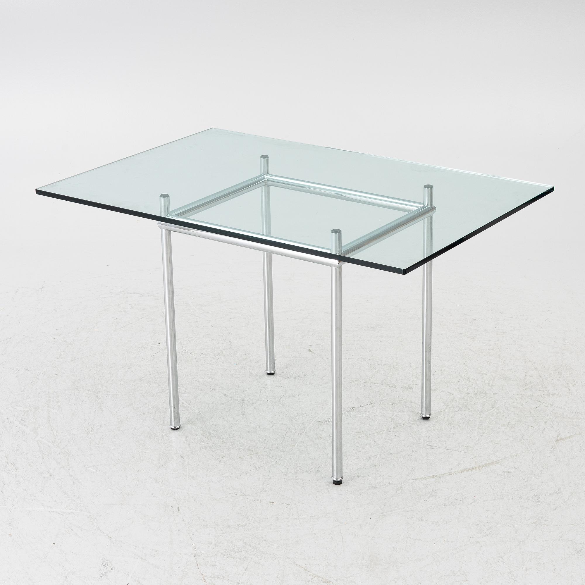 Le Corbusier (Charles-Édouard Jeanneret), a dining table, 'LC 12 La Roche', Cassina.