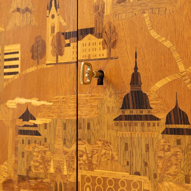 Erik Mattsson, cabinet, signed and dated -47, numbered 3/12.