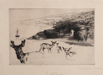 Sir Francis Seymor Haden, A collection of 15 etchings.