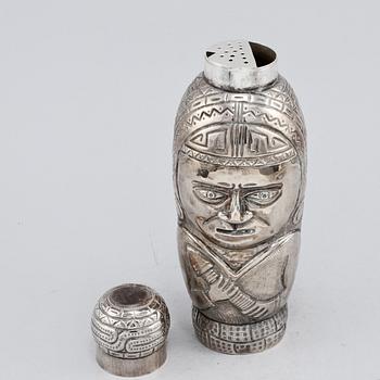 SHAKER, silver, Peru, vikt 285 g.