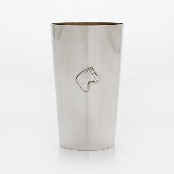 Grachev, Bägare, silver, stämplad Br. Grachev med hovleverantörsmärke, S:t Petersburg 1895-1898.