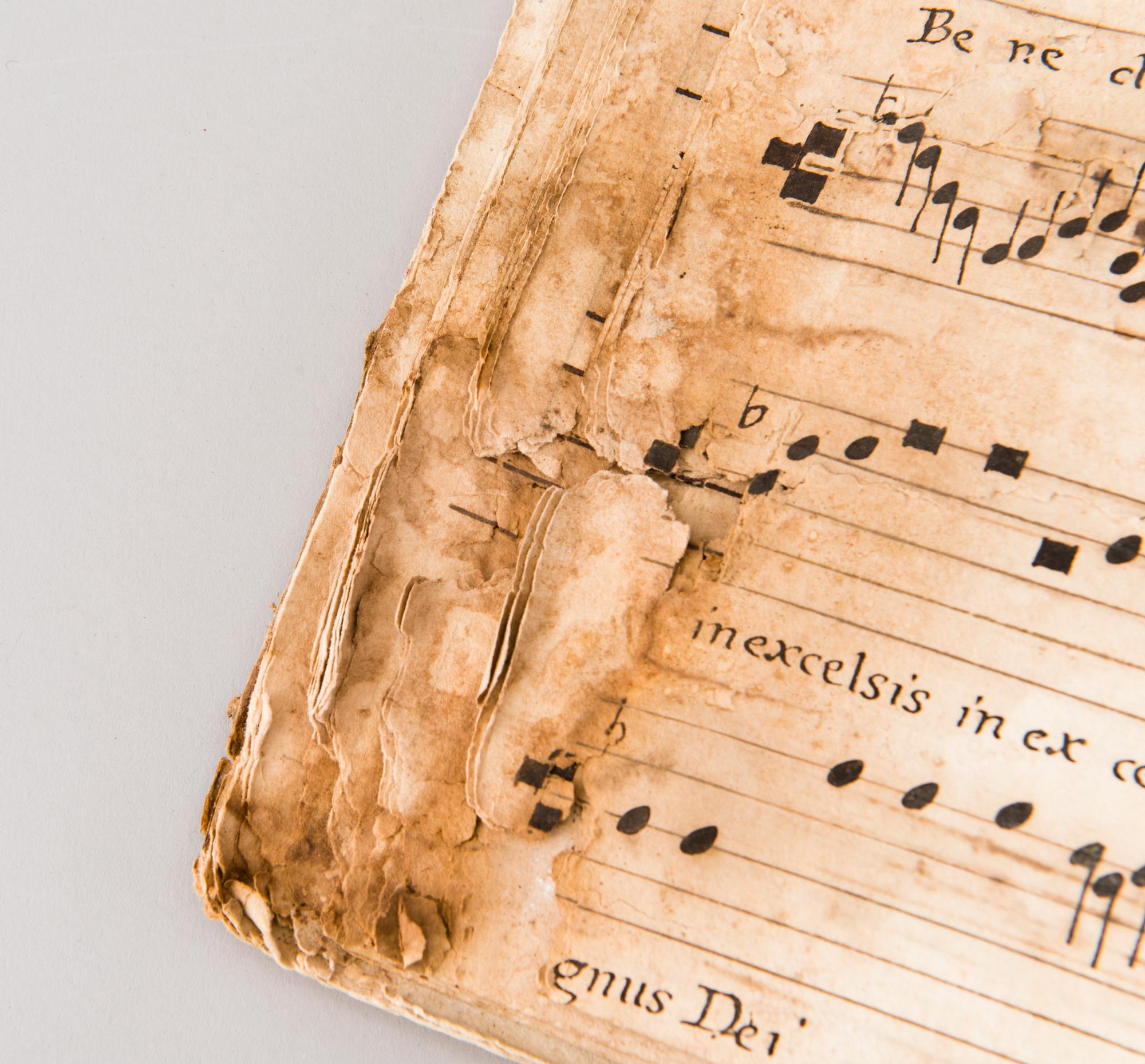 KÄSIKIRJOITUS, pergamenttia, n. 1400-luku.