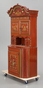 SKÅP, allmoge, bär datering 1776, 1700/1800-tal.