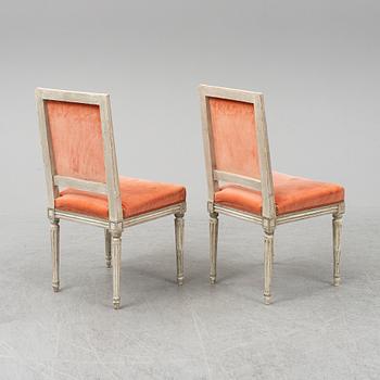 STOLAR, 16 st, Gustaviansk stil, 1900-talets andra hälft.