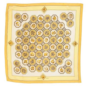 789. HERMÈS, a silk scarf, "Carrelages".