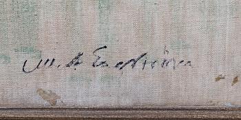 ALBERT ENGSTRÖM, olja på duk, signerad.