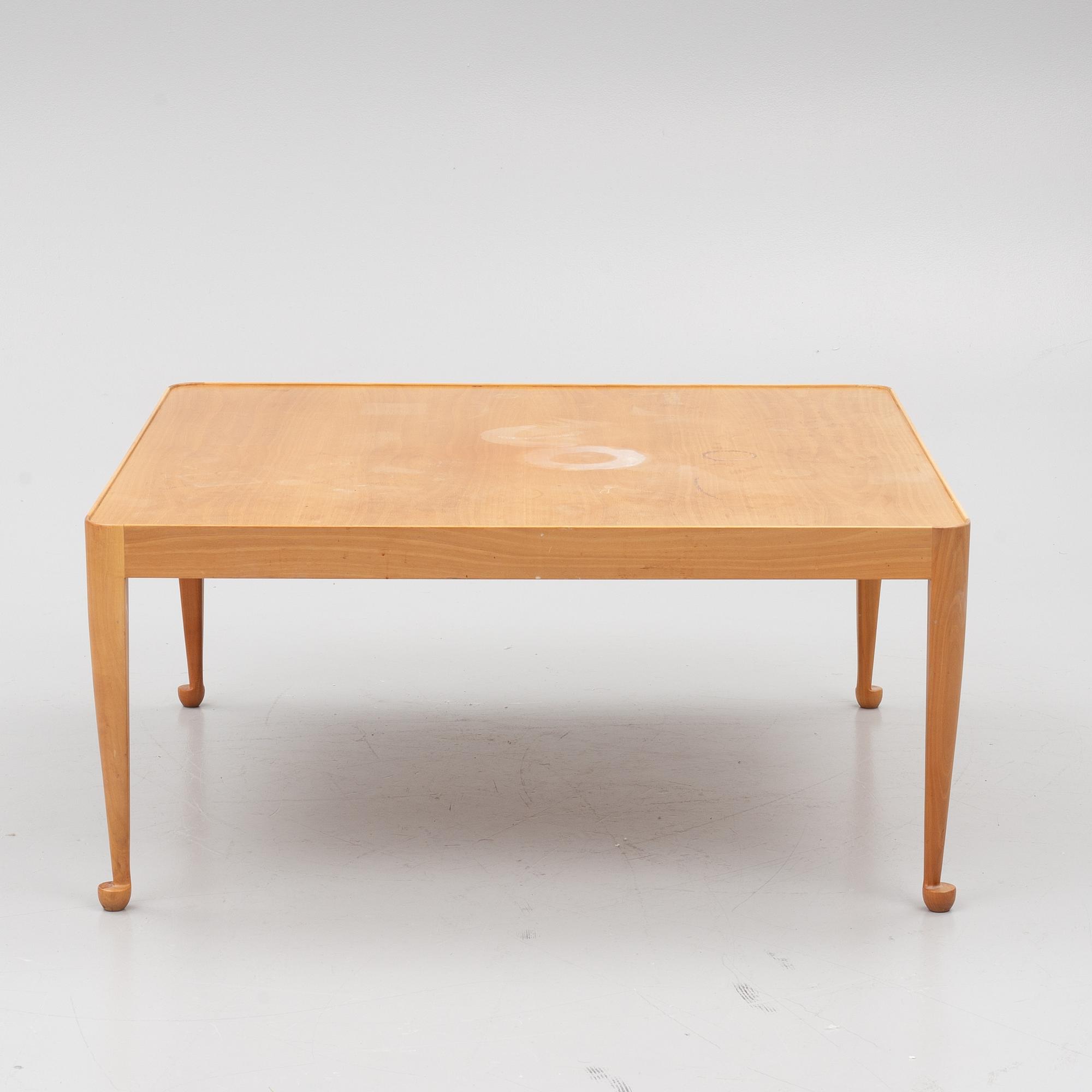 Josef Frank, a model B 2073 coffee table, 'Diplomat', Svenskt Tenn, post 1985.