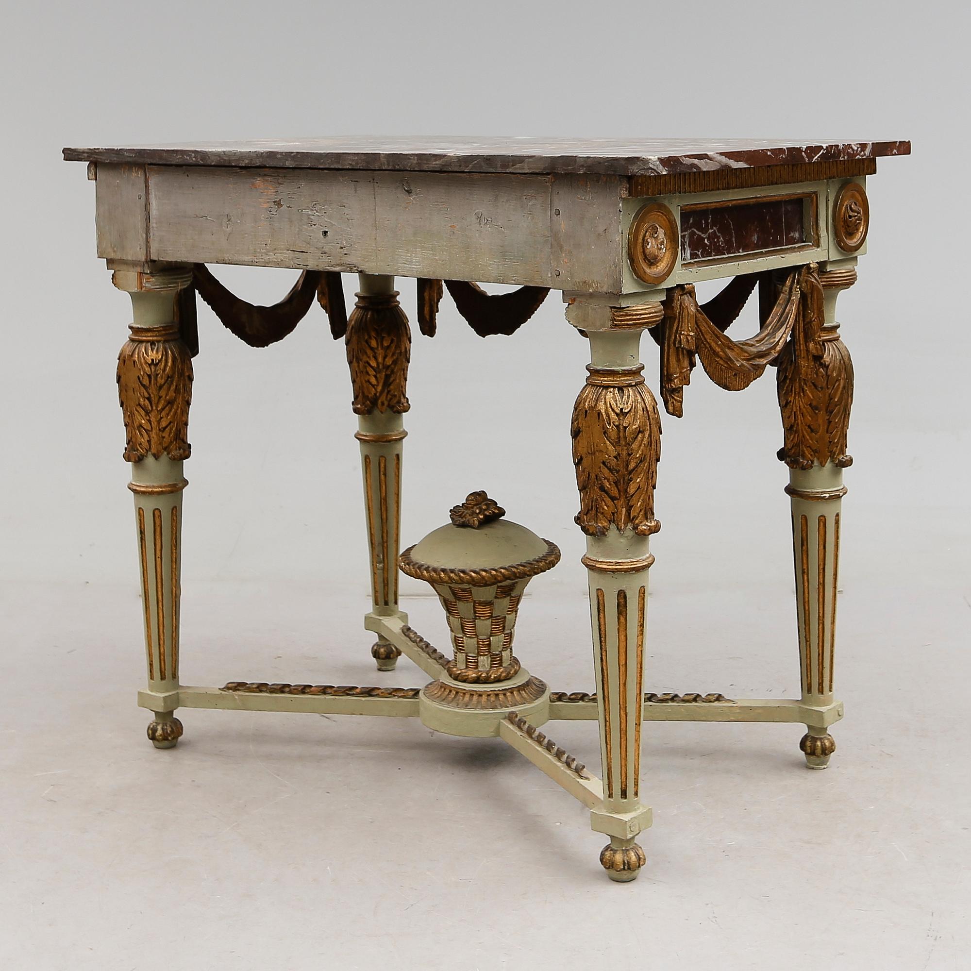 KONSOLBORD, Sydeuropa, 1700-tal.