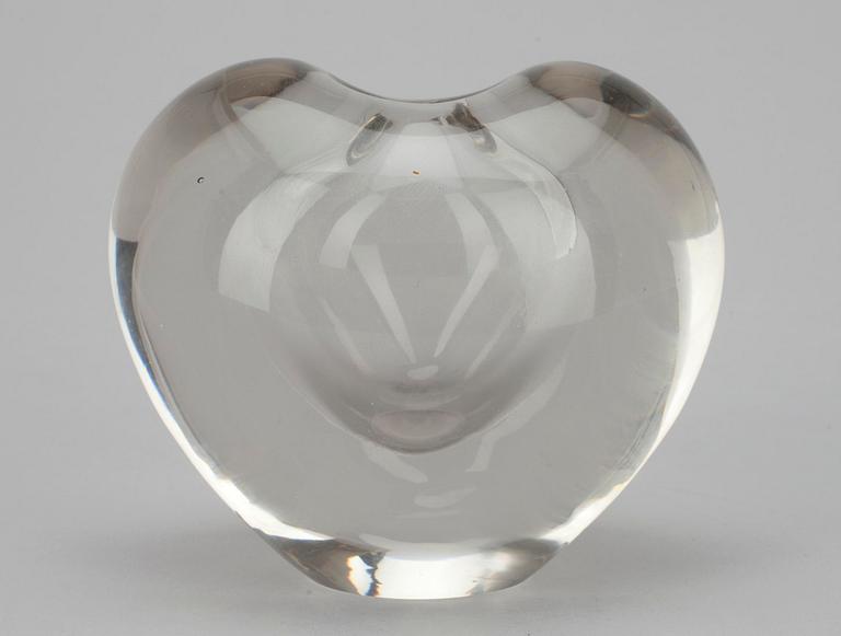 HJÄRTA, glas, signerad Timo Sarpaneva, Iittala 3557.