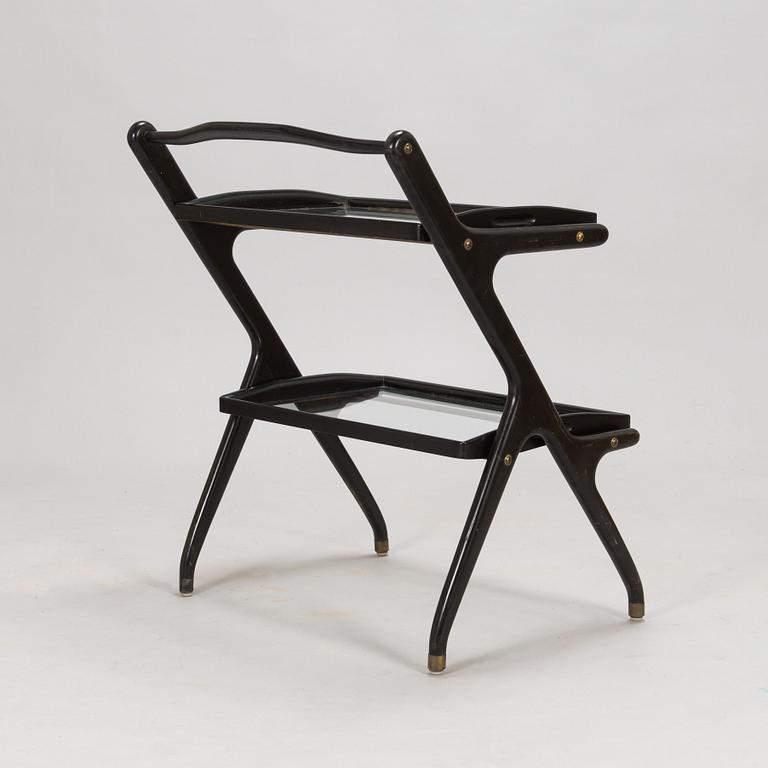 A serving trolley, 'Milano', Keravan puusepäntehdas, Stockmann, Finland. 1950s-1960s.