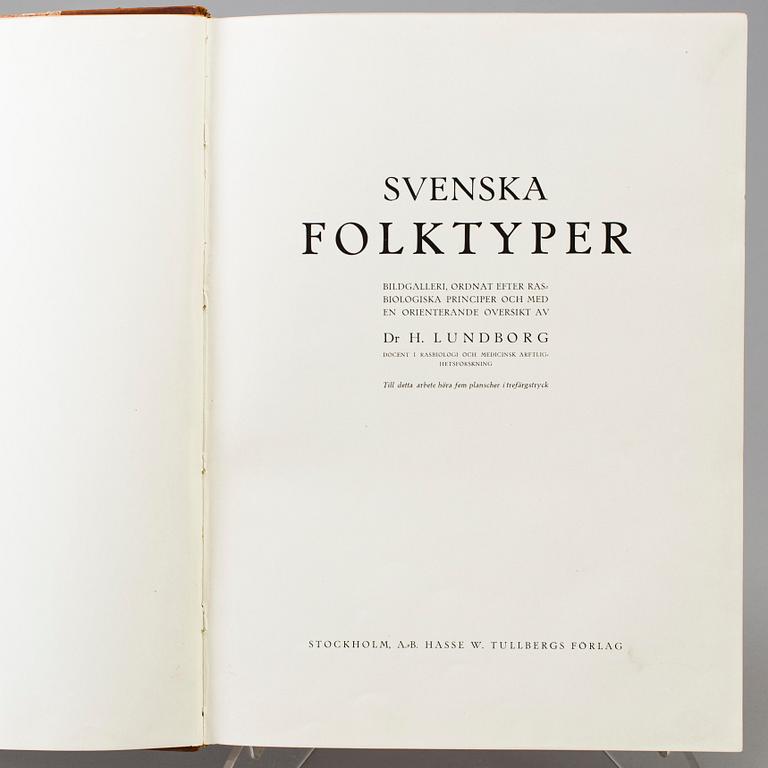 HERMAN LUNDBORG, "Svenska folktyper", Stockholm 1919.