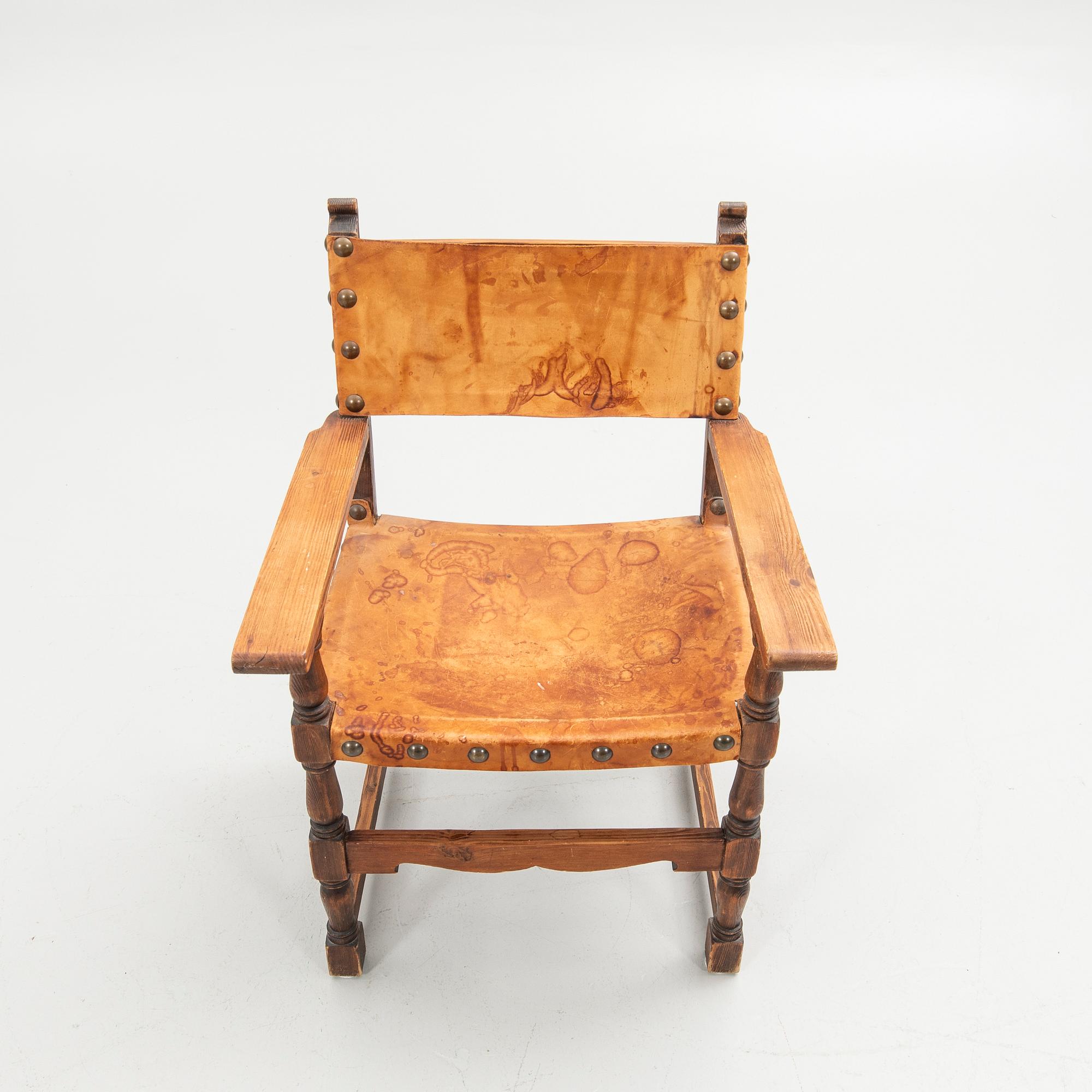 Armchair, Renaissance style, 20th century.