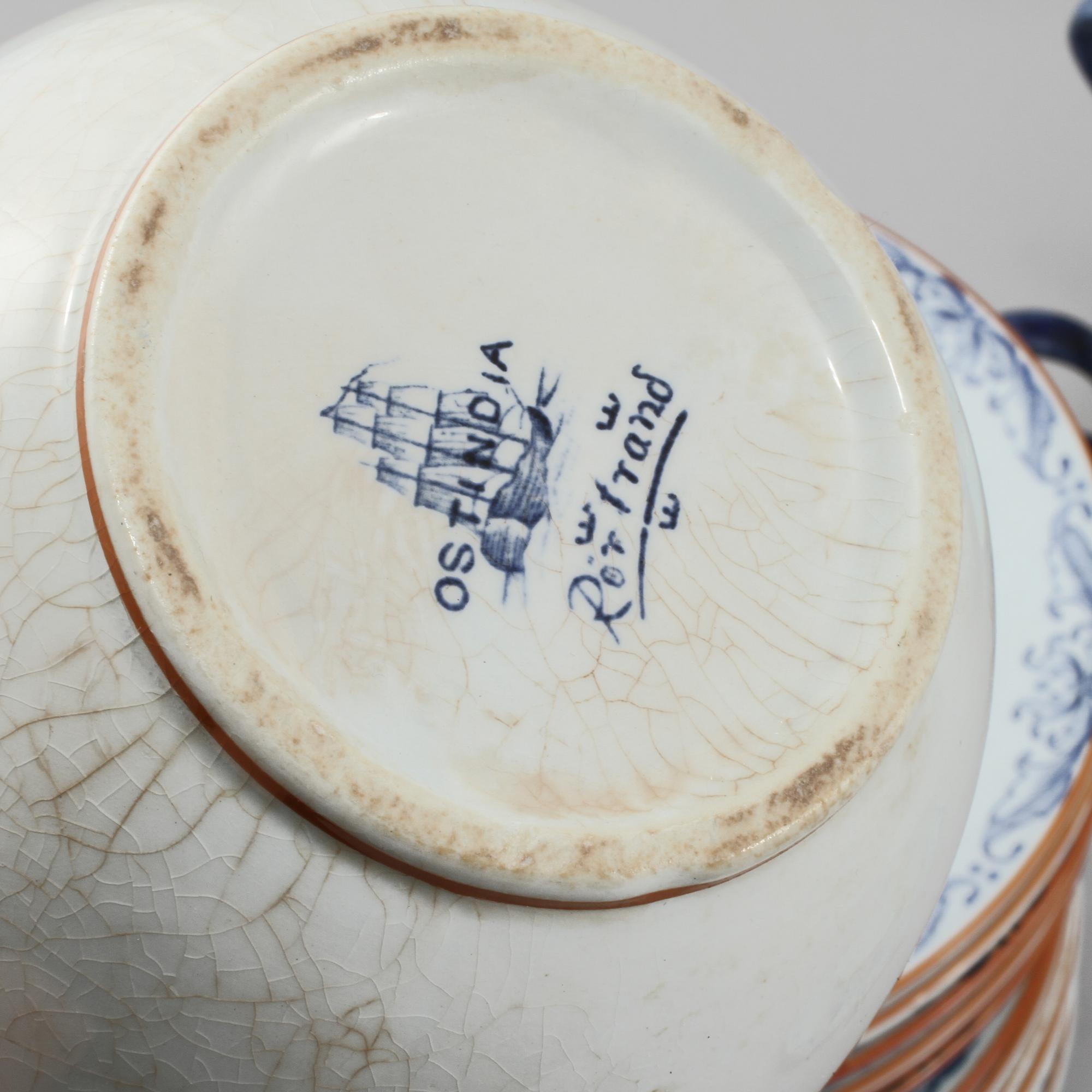 KAFFE- och TESERVIS, 39 delar, porslin, Ostindia, Rörstrand, 1900-tal.