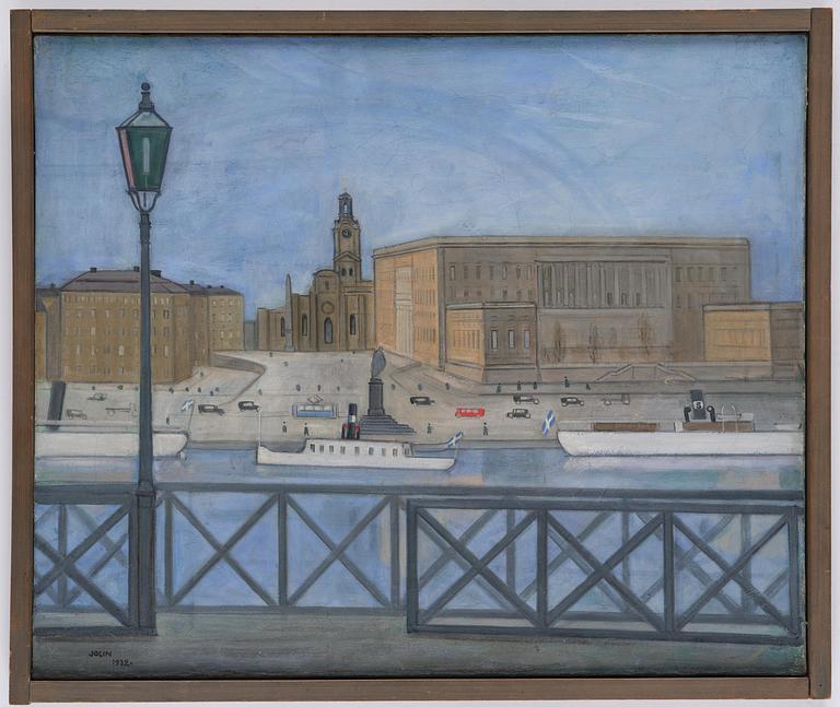 Einar Jolin, View towards the The Royal Palace, Stockholm.