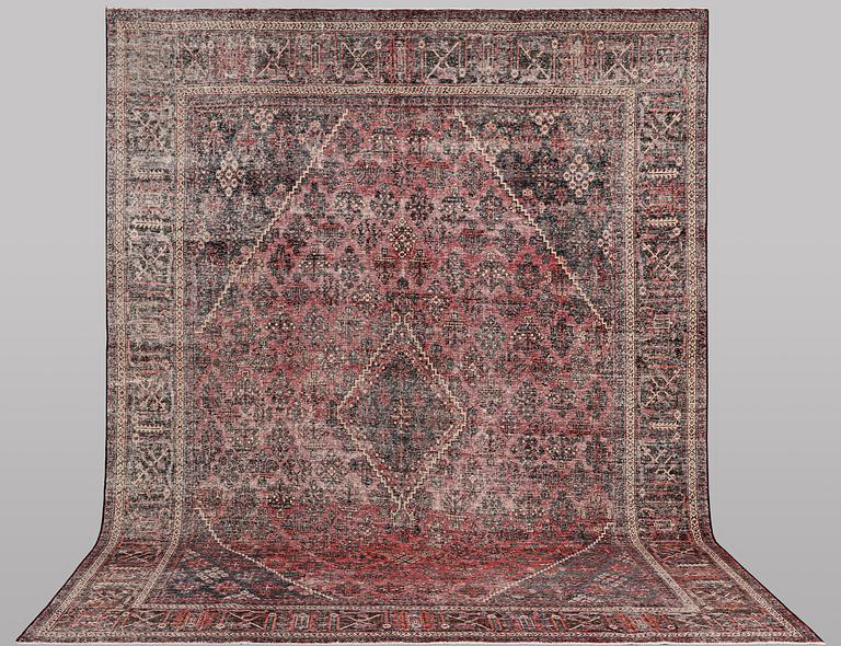 A carpet, Persian, Vintage Design, c. 404 x 303 cm.