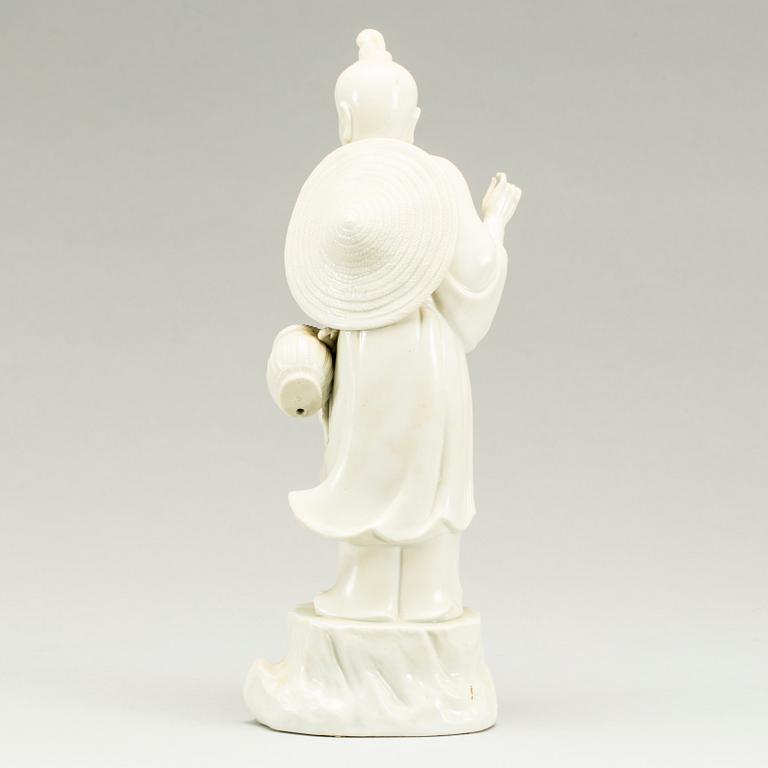 FIGURIN, porslin, blanc de chine, Kina, 1900-tal.