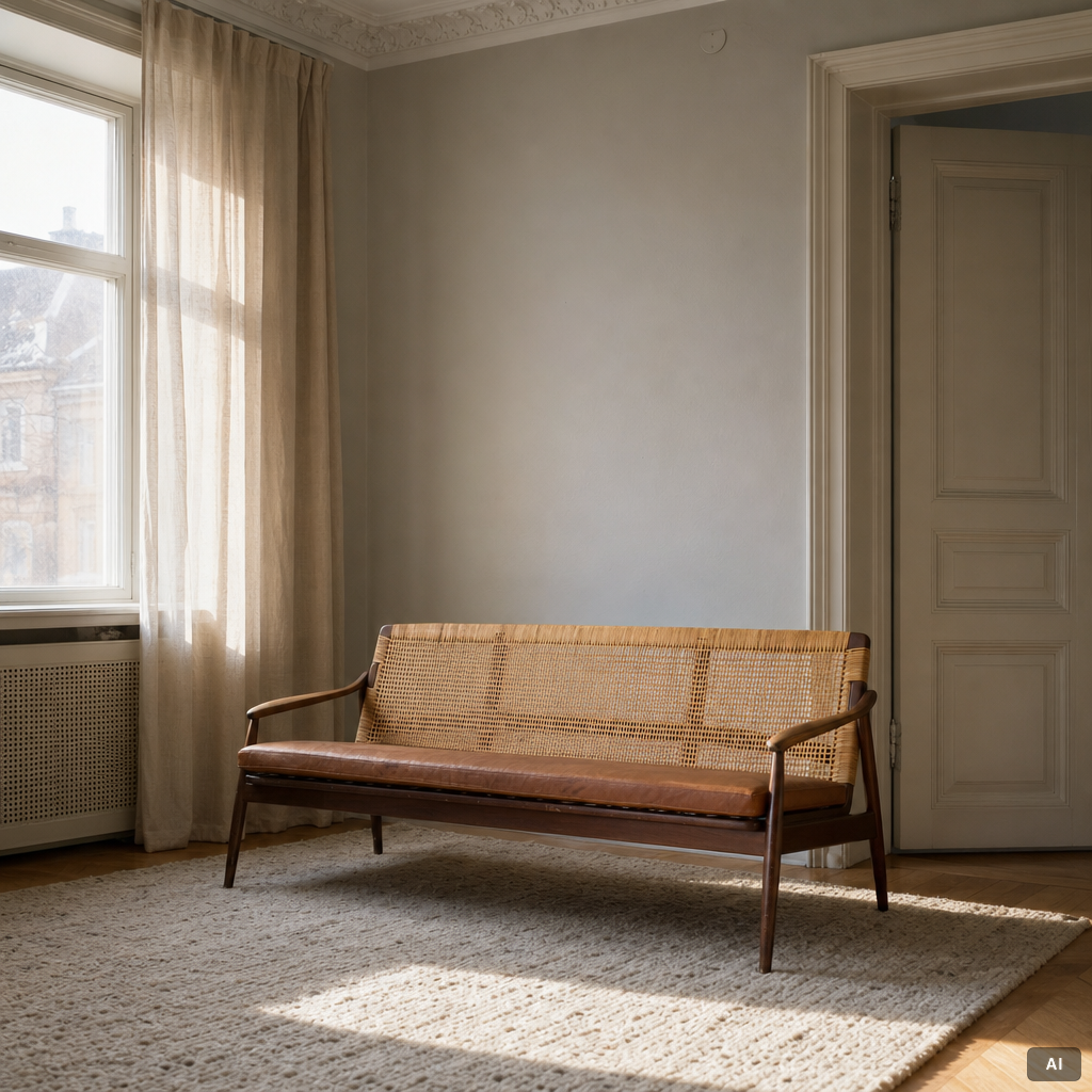 Hartmut Lohmeyer, sofa, Wilkhahn, Germany, 1950s.