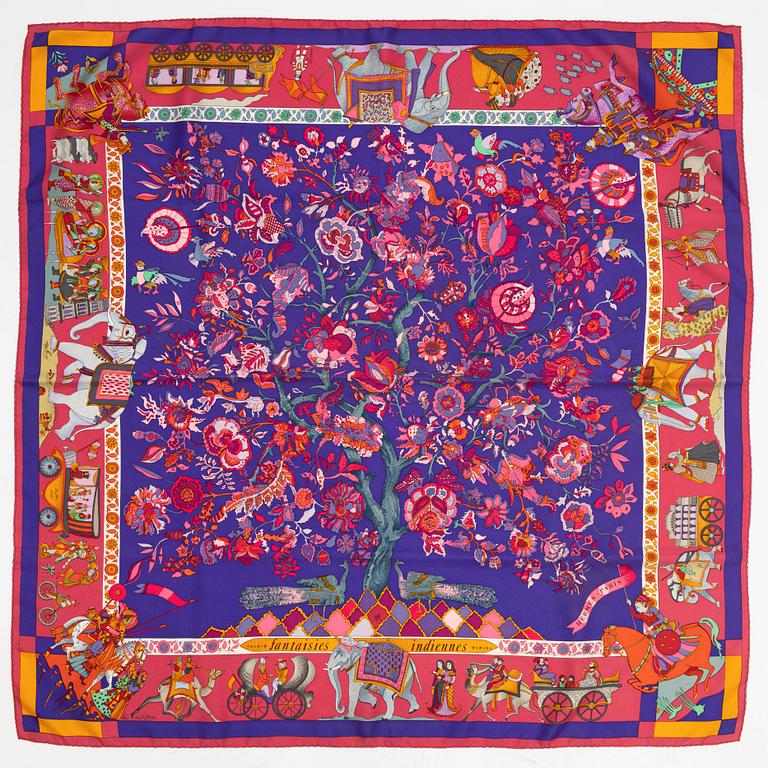 Hermès, a silk scarf, 'Fantasies Indiennes'.