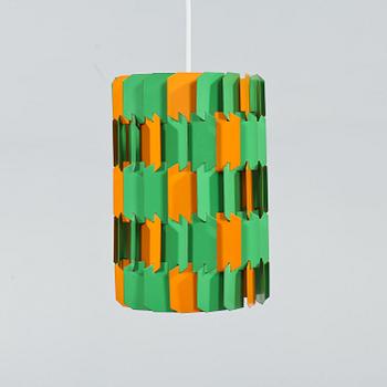 TAKLAMPA, "Facet Pop Lamp", Louis Weisdorf, Lyfa, Danmark, formgiven 1963.