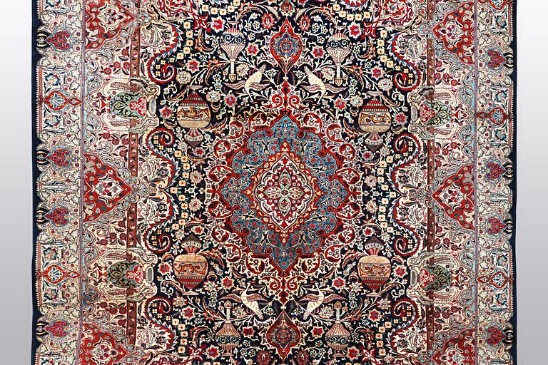 A carpet, Kashmar, ca 395 x 298 cm.