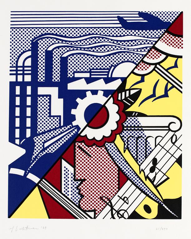 Roy Lichtenstein, "Industry and the arts (II)".