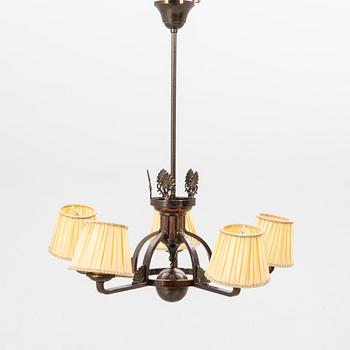 Ceiling lamp, Art Deco, early 20th century.