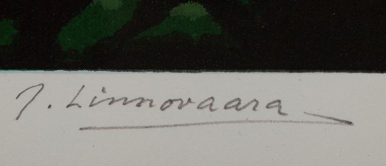 JUHANI LINNOVAARA, serigrafi, signerad, numrerad III/XXV.