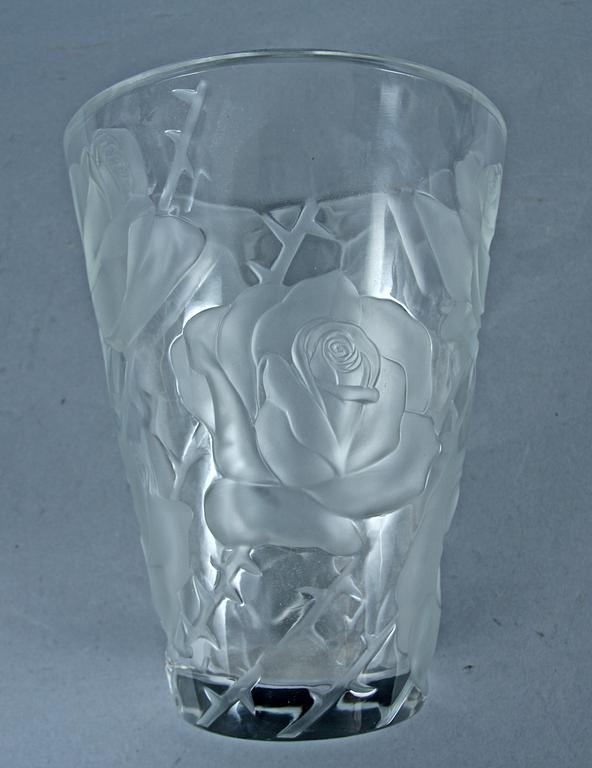 VAS, glas, Lalique Crystal France.