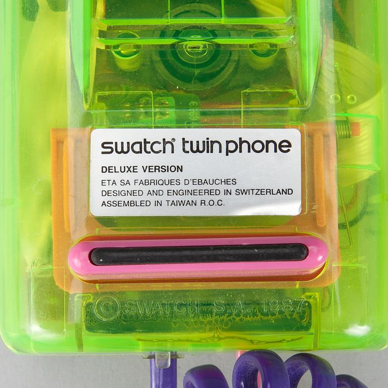 TELEFON, "Swatch Twin Phone", Deluxe Version, 1980-tal.
