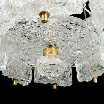 A 1960s/1970s Murano chandelier, Italy.