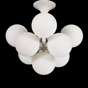 Max Bill, A 1960/1970s Century 'Sputnik' model pendant lamp for Temde, Switzerland.
