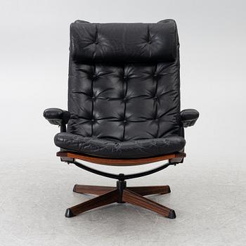 Fåtölj, ”Delfin”, Göte Möbler, Nässjö, 1970-tal.