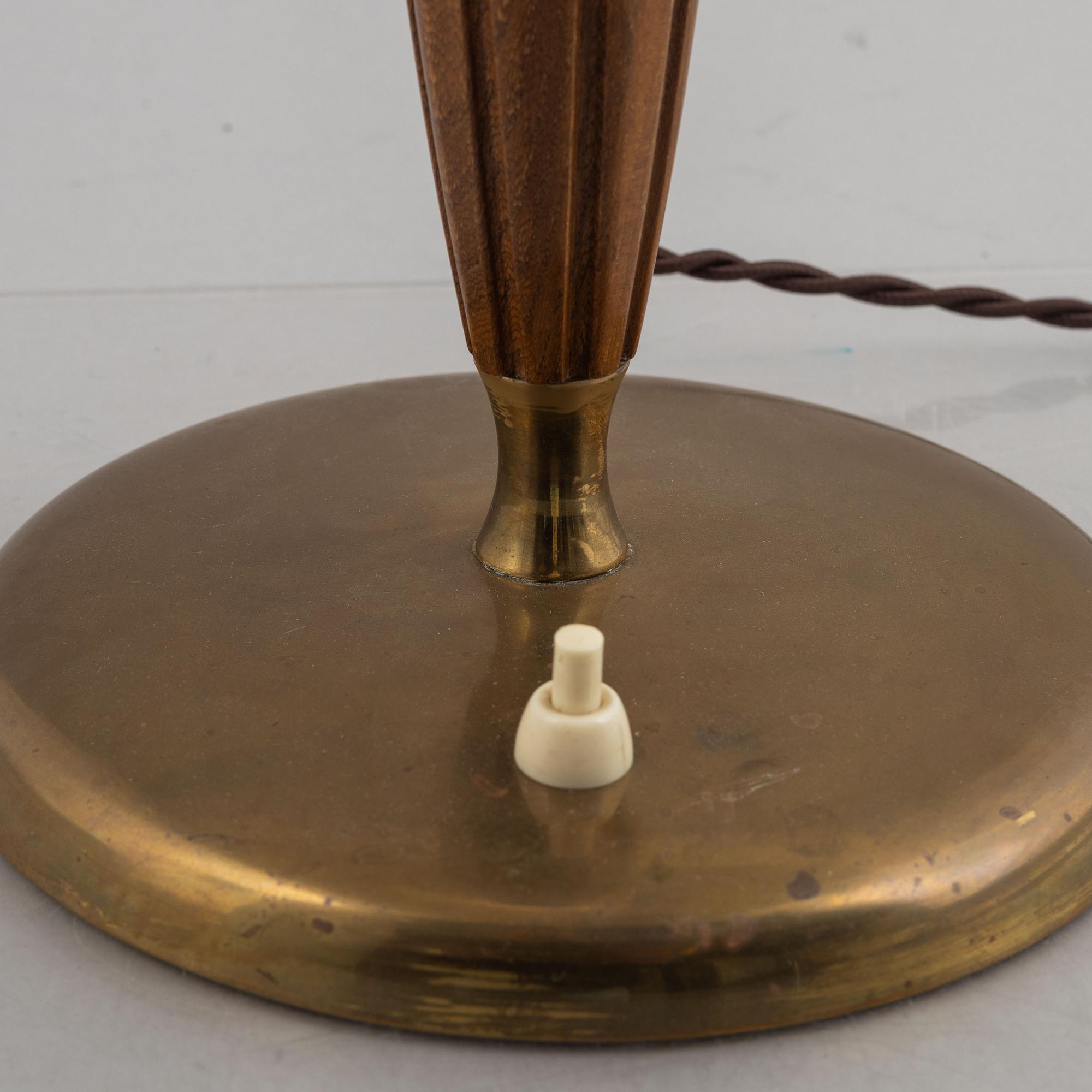 Karlskrona Lampfabrik, bordslampa, modell "2945 S", 1950-tal.